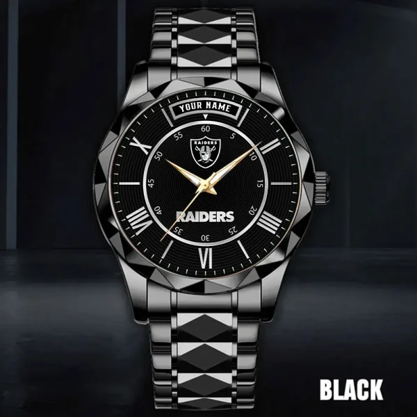 Las Vegas Raiders Business Watch For Men Automatic Mechanical Stainless Steel Band 2025 SPTDMW722 - Image 4