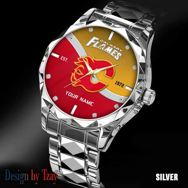 Calgary Flames NHL Warterproof Sports Men Watches Top Brand Luxury Clock Style 2025 SPTDMW742 - Image 3