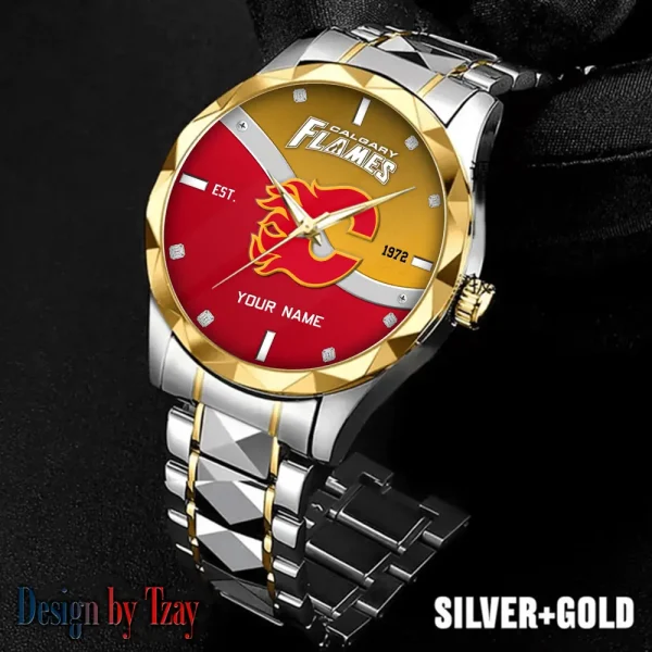Calgary Flames NHL Warterproof Sports Men Watches Top Brand Luxury Clock Style 2025 SPTDMW742