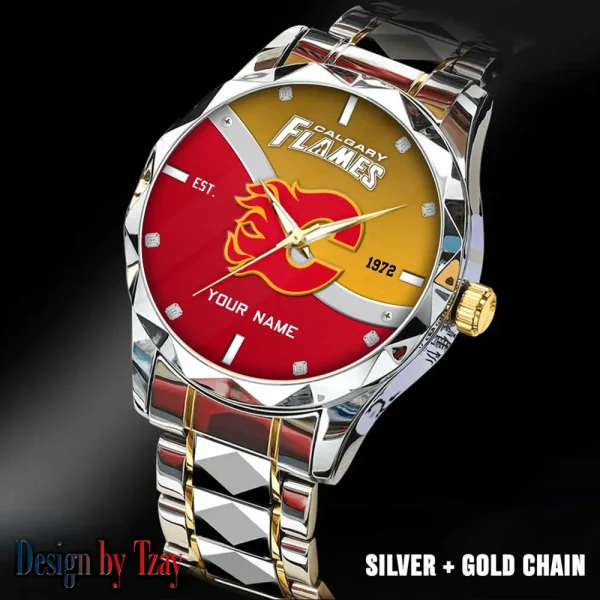Calgary Flames NHL Warterproof Sports Men Watches Top Brand Luxury Clock Style 2025 SPTDMW742 - Image 5