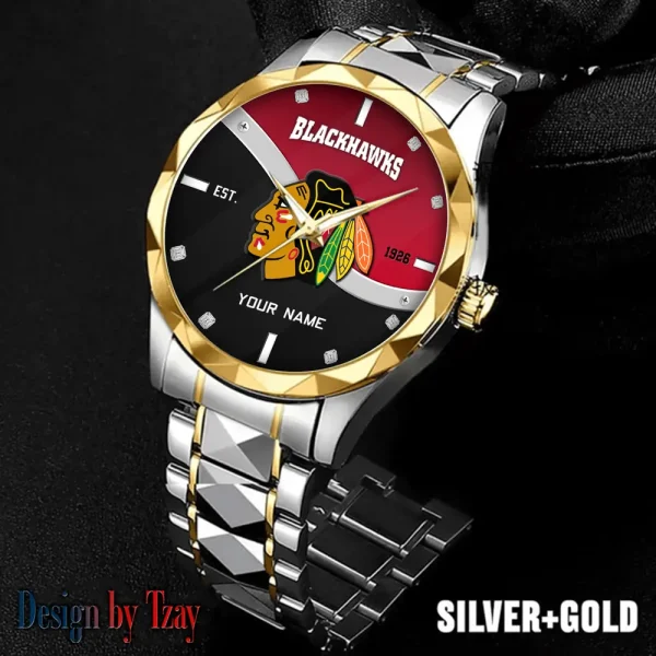 Chicago Blackhawks NHL Warterproof Sports Men Watches Top Brand Luxury Clock Style 2025 SPTDMW744