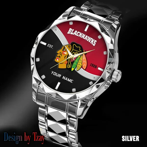 Chicago Blackhawks NHL Warterproof Sports Men Watches Top Brand Luxury Clock Style 2025 SPTDMW744 - Image 5