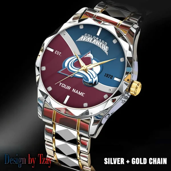 Colorado Avalanche NHL Warterproof Sports Men Watches Top Brand Luxury Clock Style 2025 SPTDMW745 - Image 4