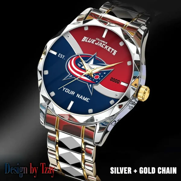 Columbus Blue Jackets NHL Warterproof Sports Men Watches Top Brand Luxury Clock Style 2025 SPTDMW746 - Image 2