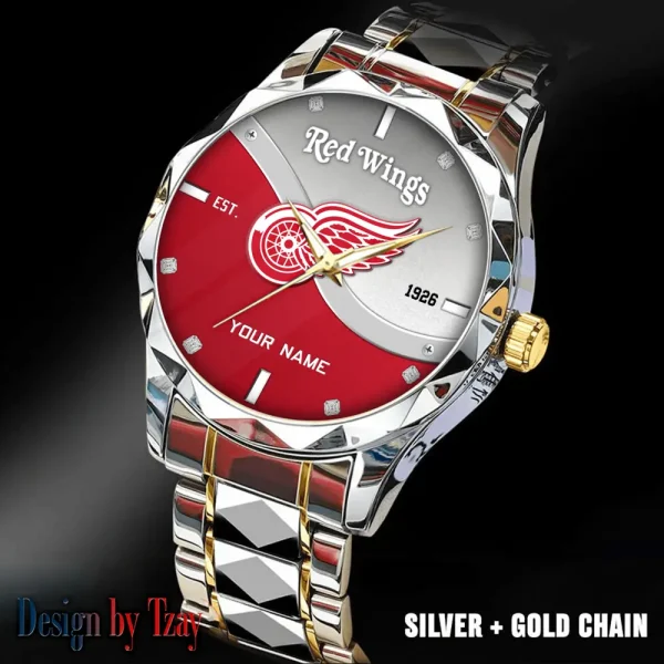 Detroit Red Wings NHL Warterproof Sports Men Watches Top Brand Luxury Clock Style 2025 SPTDMW748 - Image 4