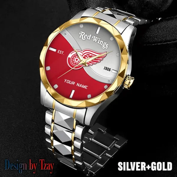 Detroit Red Wings NHL Warterproof Sports Men Watches Top Brand Luxury Clock Style 2025 SPTDMW748