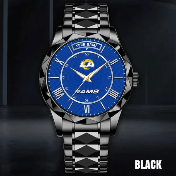 Los Angeles Rams Business Watch For Men Automatic Mechanical Stainless Steel Band 2025 SPTDMW724 - Image 4