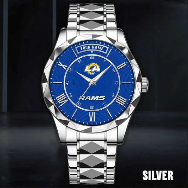 Los Angeles Rams Business Watch For Men Automatic Mechanical Stainless Steel Band 2025 SPTDMW724 - Image 5
