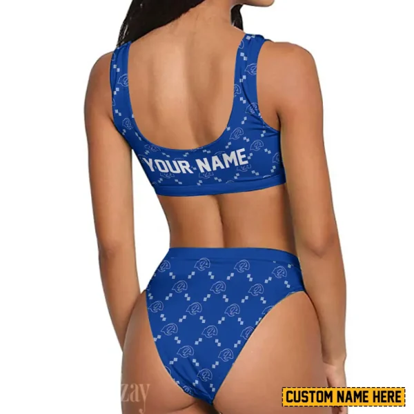 Los Angeles Rams Women's Sport Two-Piece Swimsuit New 2025 SPTSBNS020 - Image 2