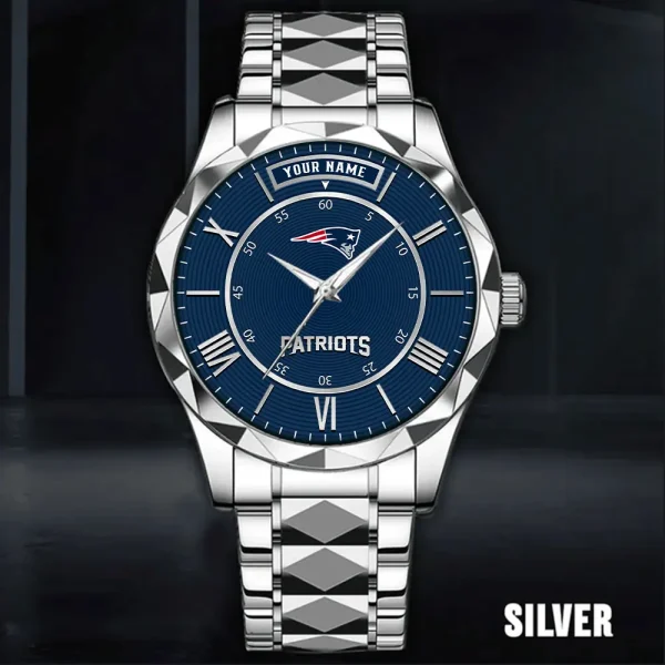 New England Patriots Business Watch For Men Automatic Mechanical Stainless Steel Band 2025 SPTDMW727 - Image 5
