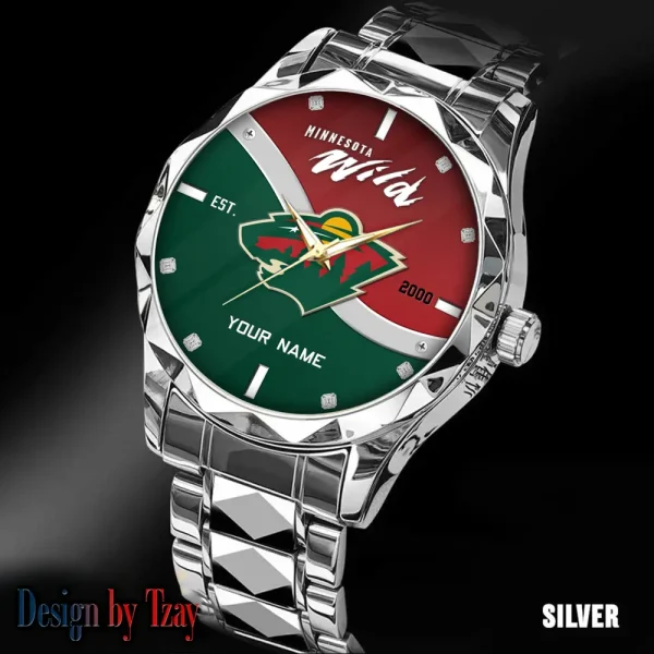 Minnesota Wild NHL Warterproof Sports Men Watches Top Brand Luxury Clock Style 2025 SPTDMW752 - Image 2