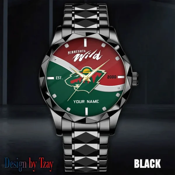 Minnesota Wild NHL Warterproof Sports Men Watches Top Brand Luxury Clock Style 2025 SPTDMW752 - Image 3