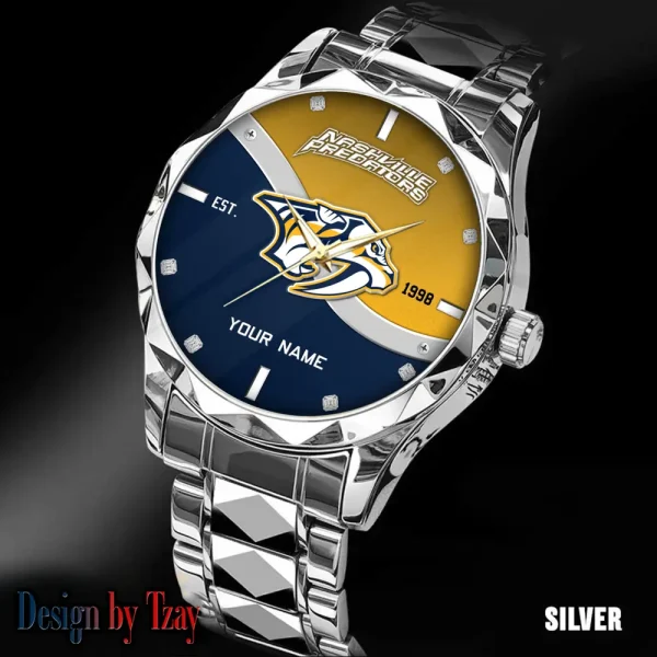 Nashville Predators NHL Warterproof Sports Men Watches Top Brand Luxury Clock Style 2025 SPTDMW754 - Image 4