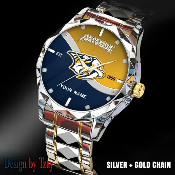Nashville Predators NHL Warterproof Sports Men Watches Top Brand Luxury Clock Style 2025 SPTDMW754 - Image 5