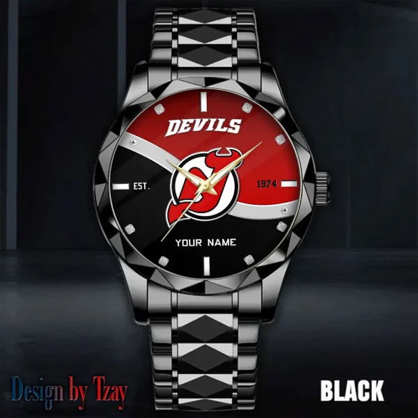 New Jersey Devils NHL Warterproof Sports Men Watches Top Brand Luxury Clock Style 2025 SPTDMW755 - Image 2