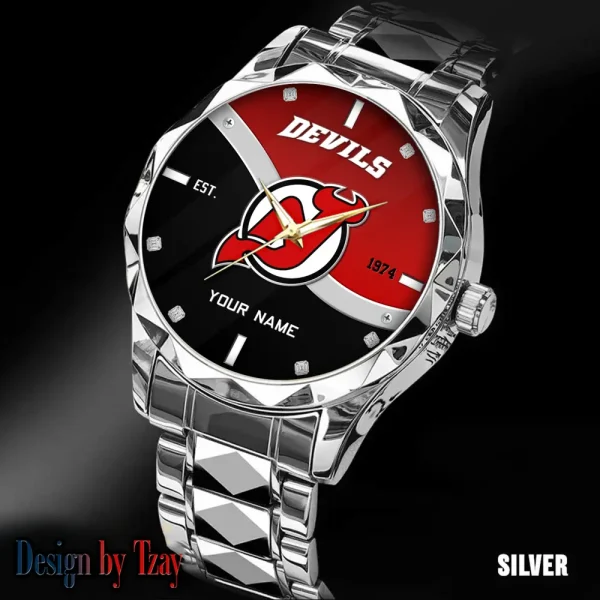 New Jersey Devils NHL Warterproof Sports Men Watches Top Brand Luxury Clock Style 2025 SPTDMW755 - Image 4