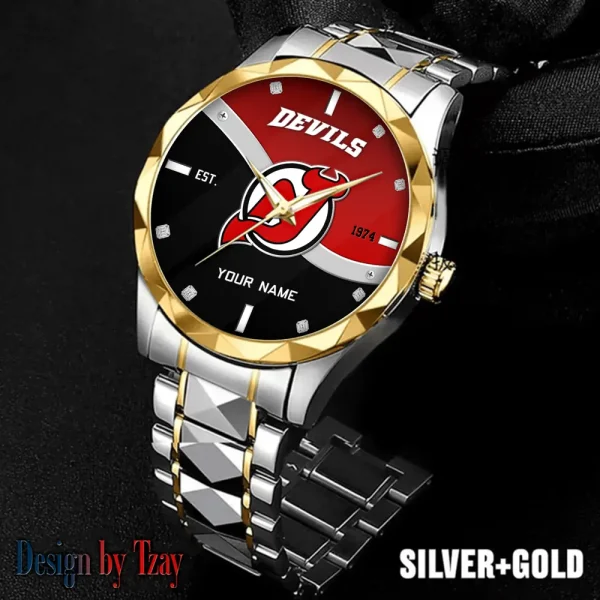 New Jersey Devils NHL Warterproof Sports Men Watches Top Brand Luxury Clock Style 2025 SPTDMW755