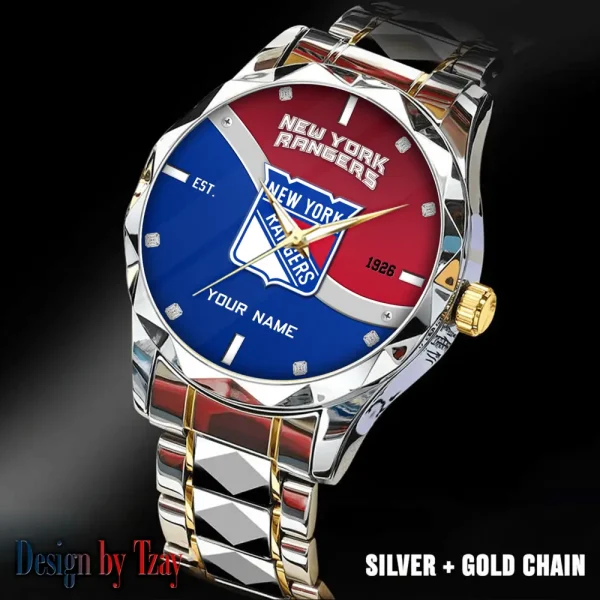 New York Rangers NHL Warterproof Sports Men Watches Top Brand Luxury Clock Style 2025 SPTDMW757 - Image 5