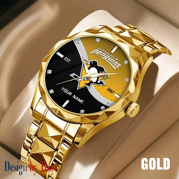 Pittsburgh Penguins NHL Warterproof Sports Men Watches Top Brand Luxury Clock Style 2025 SPTDMW760 - Image 3
