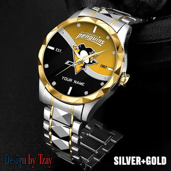 Pittsburgh Penguins NHL Warterproof Sports Men Watches Top Brand Luxury Clock Style 2025 SPTDMW760