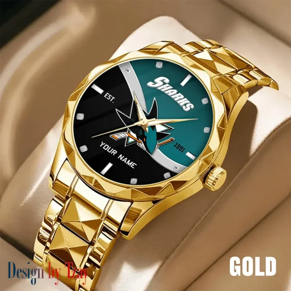 San Jose Sharks NHL Warterproof Sports Men Watches Top Brand Luxury Clock Style 2025 SPTDMW761 - Image 5