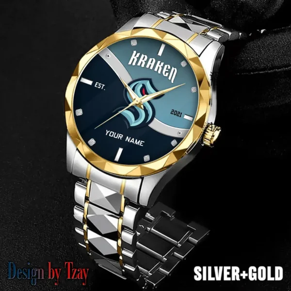 Seattle Kraken NHL Warterproof Sports Men Watches Top Brand Luxury Clock Style 2025 SPTDMW762