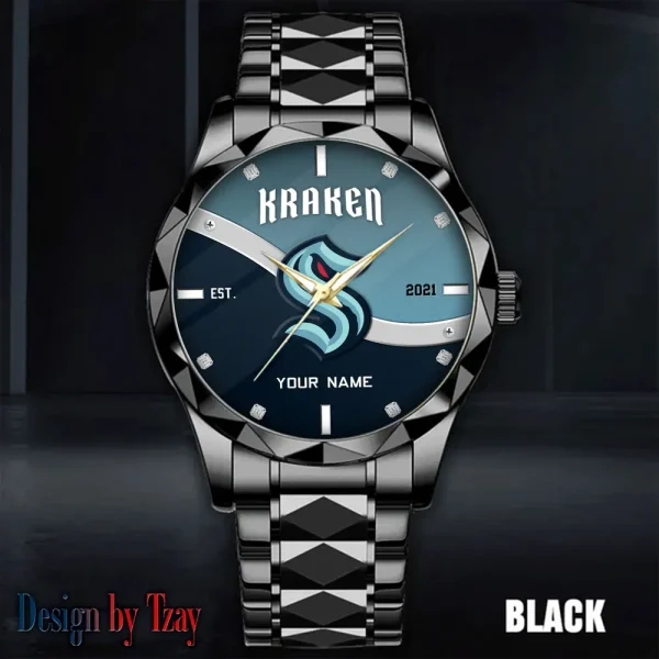 Seattle Kraken NHL Warterproof Sports Men Watches Top Brand Luxury Clock Style 2025 SPTDMW762 - Image 2