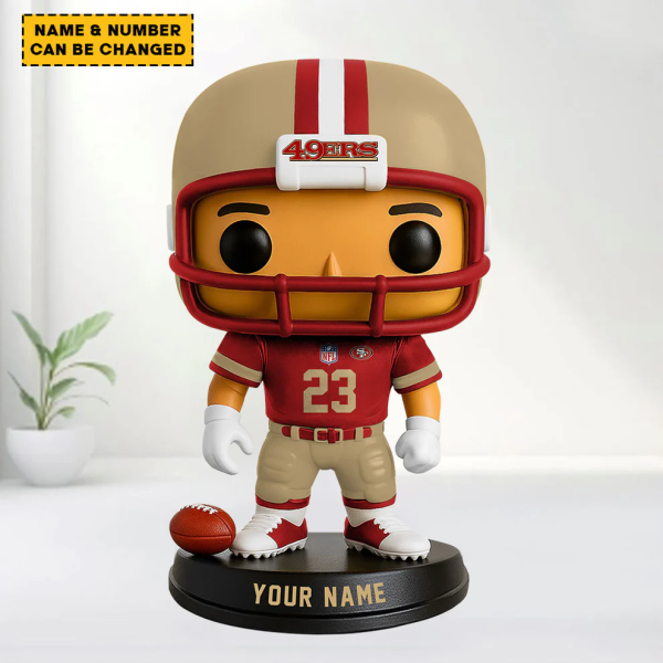 Kansas City Chiefs Personalized Football Player Vinyl Figure SPTFBVF001