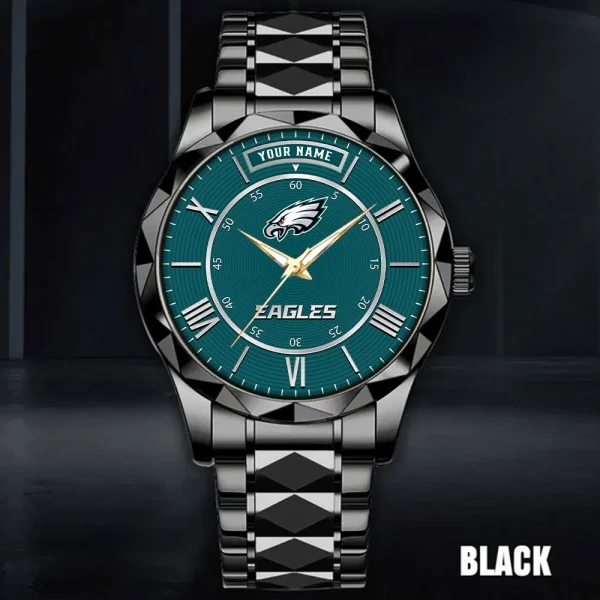 Philadelphia Eagles Business Watch For Men Automatic Mechanical Stainless Steel Band 2025 SPTDMW731 - Image 2