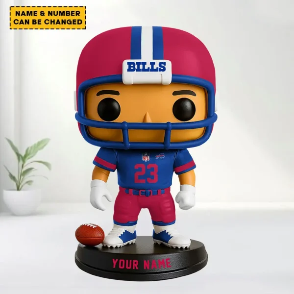 Buffalo Bills Personalized Football Player Vinyl Figure SPTFBVF004