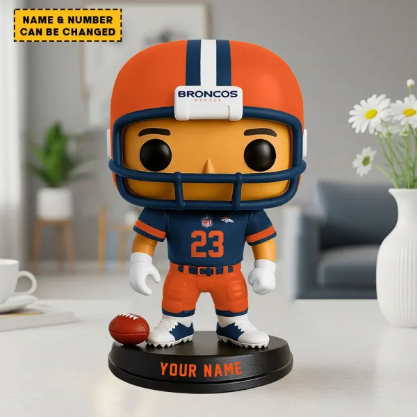 Denver Broncos Personalized Football Player Vinyl Figure SPTFBVF005 - Image 2