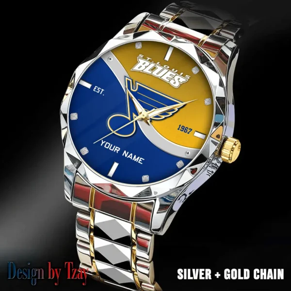 St Louis Blues NHL Warterproof Sports Men Watches Top Brand Luxury Clock Style 2025 SPTDMW763 - Image 2