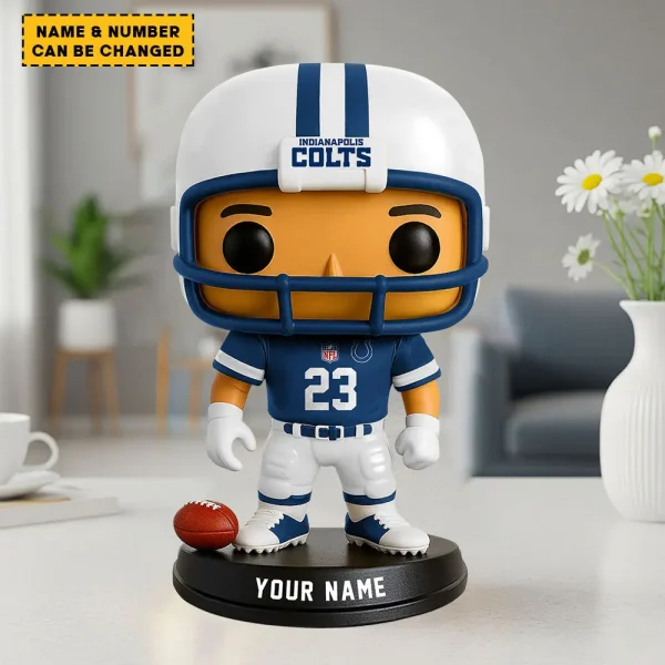 Indianapolis Colts Personalized Football Player Vinyl Figure SPTFBVF007 - Image 2