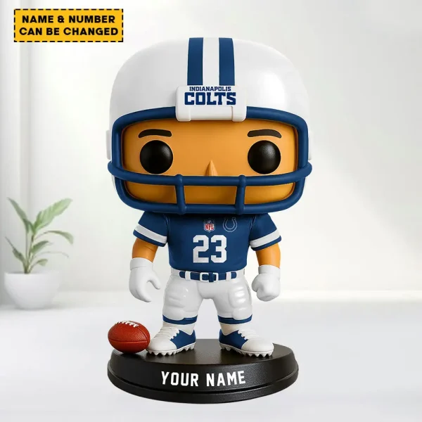 Indianapolis Colts Personalized Football Player Vinyl Figure SPTFBVF007