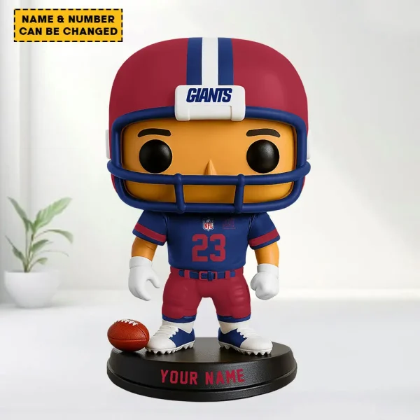 New York Giants Personalized Football Player Vinyl Figure SPTFBVF012