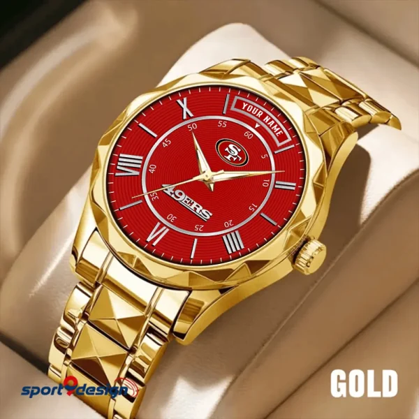 San Francisco 49ers Business Watch For Men Automatic Mechanical Stainless Steel Band 2025 SPTDMW733 - Image 3