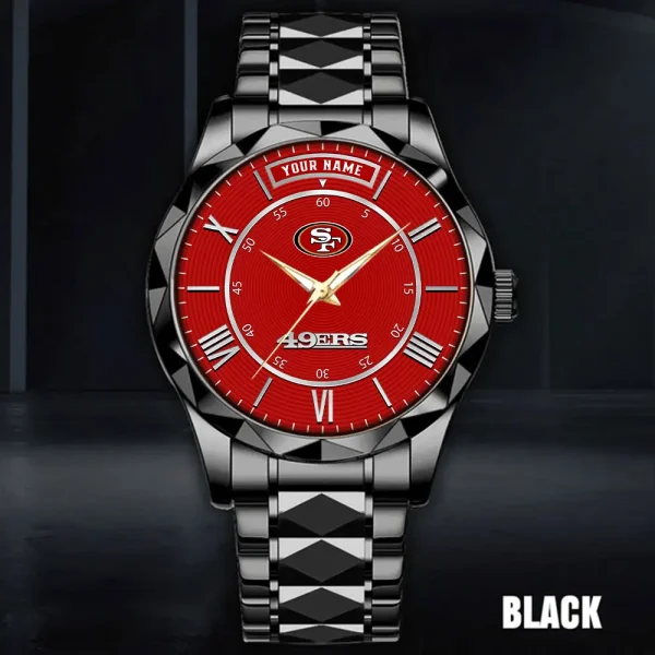 San Francisco 49ers Business Watch For Men Automatic Mechanical Stainless Steel Band 2025 SPTDMW733 - Image 4