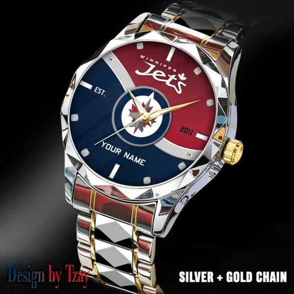Winnipeg Jets NHL Warterproof Sports Men Watches Top Brand Luxury Clock Style 2025 SPTDMW770 - Image 5