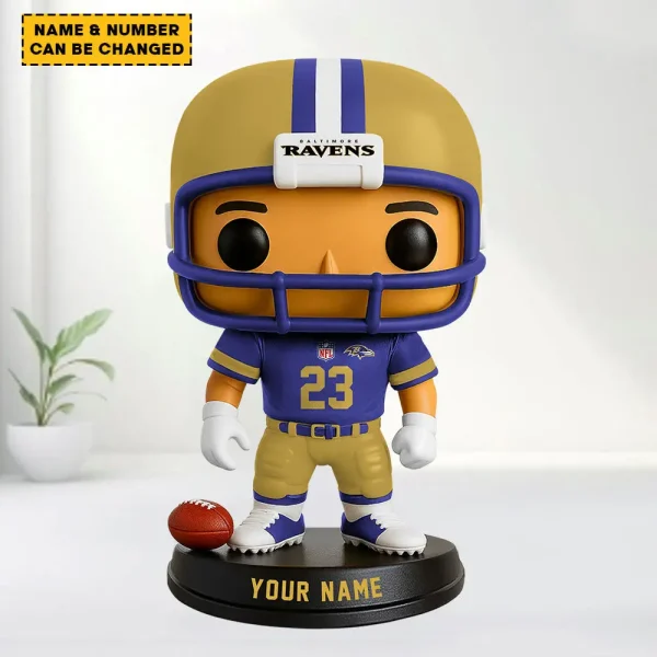 Baltimore Ravens Personalized Football Player Vinyl Figure SPTFBVF018