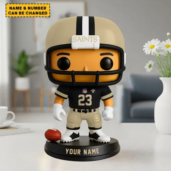 New Orleans Saints Personalized Football Player Vinyl Figure SPTFBVF019 - Image 2