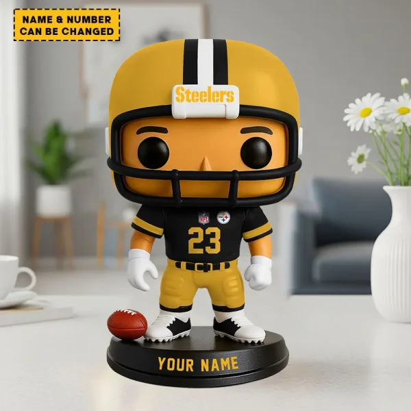 Pittsburgh Steelers Personalized Football Player Vinyl Figure SPTFBVF020 - Image 2