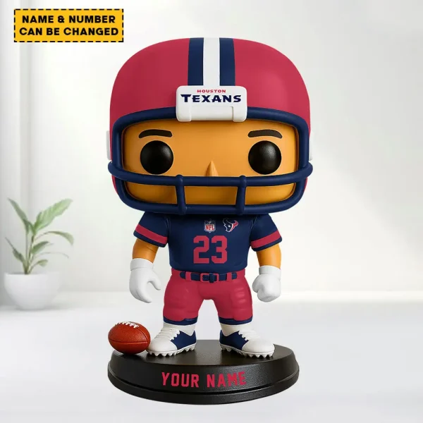 Houston Texans Personalized Football Player Vinyl Figure SPTFBVF022