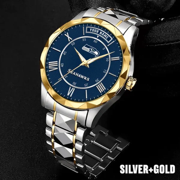 Seattle Seahawks Business Watch For Men Automatic Mechanical Stainless Steel Band 2025 SPTDMW734