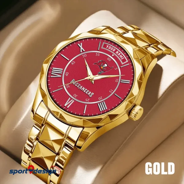 Tampa Bay Buccaneers Business Watch For Men Automatic Mechanical Stainless Steel Band 2025 SPTDMW735 - Image 3