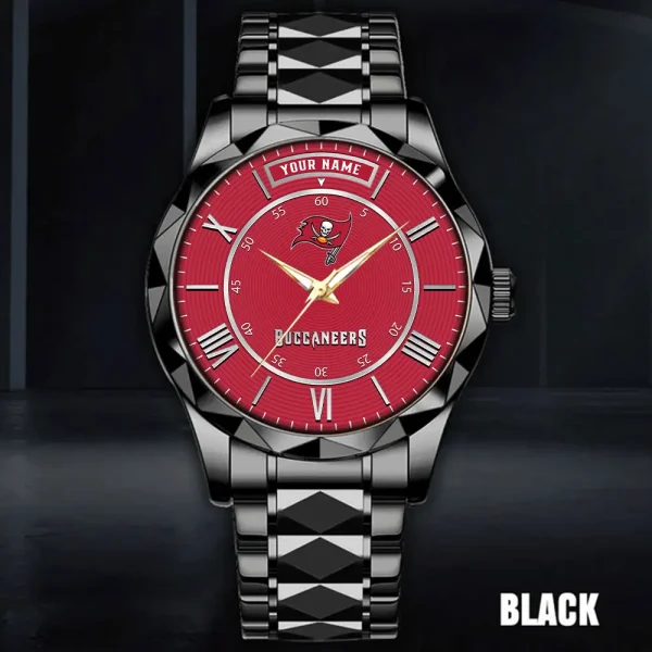 Tampa Bay Buccaneers Business Watch For Men Automatic Mechanical Stainless Steel Band 2025 SPTDMW735 - Image 4