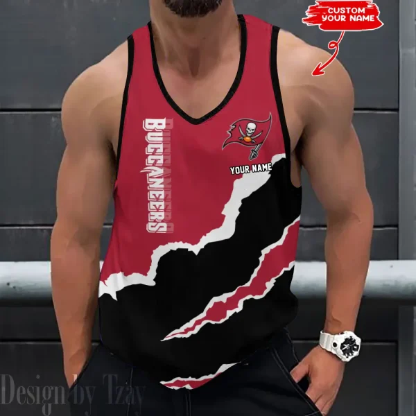 Tampa Bay Buccaneers 3D Printed Sleeveless Sport Tank Top Shirt New Style 2025 AZTTS200