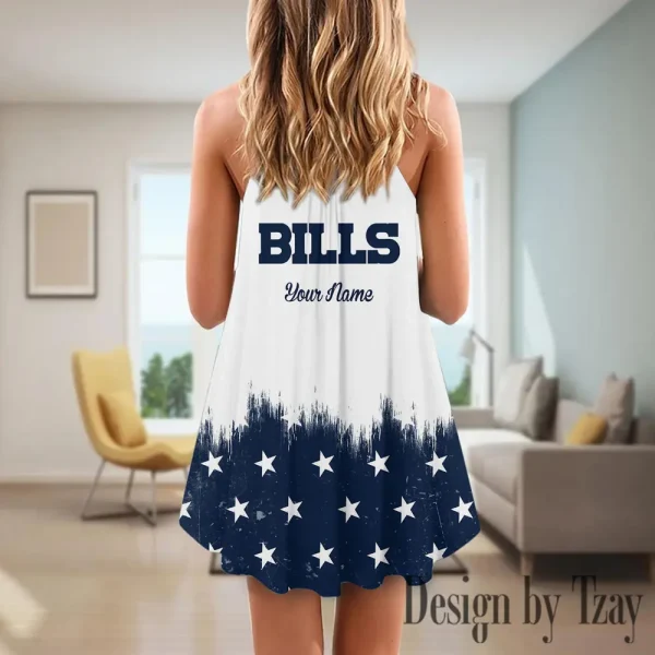 Buffalo Bills Summer Sleeveless Cami Dress Trending 2025 SPTSSCDT048 - Image 2
