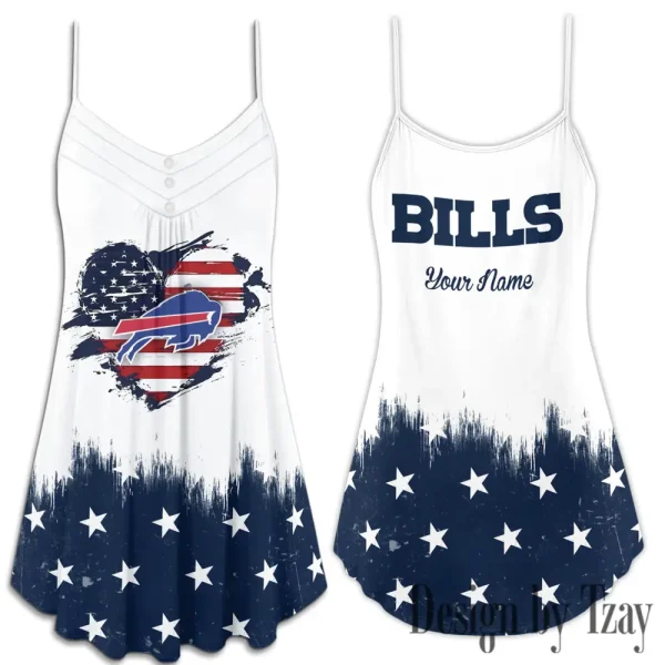 Buffalo Bills Summer Sleeveless Cami Dress Trending 2025 SPTSSCDT048 - Image 3