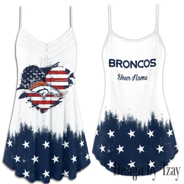 Denver Broncos Summer Sleeveless Cami Dress Trending 2025 SPTSSCDT054 - Image 3