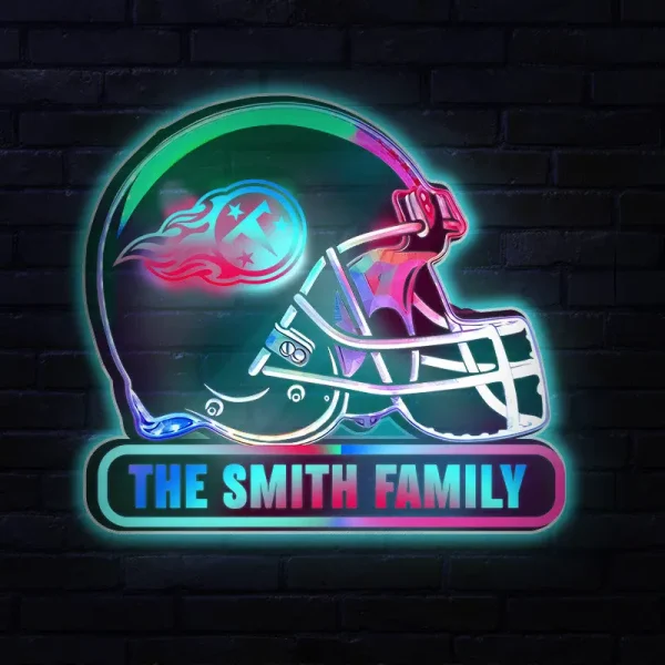 Tennessee Titans Colorfull Acrylic Wall Led Sign SPTCAWLS029 - Image 3